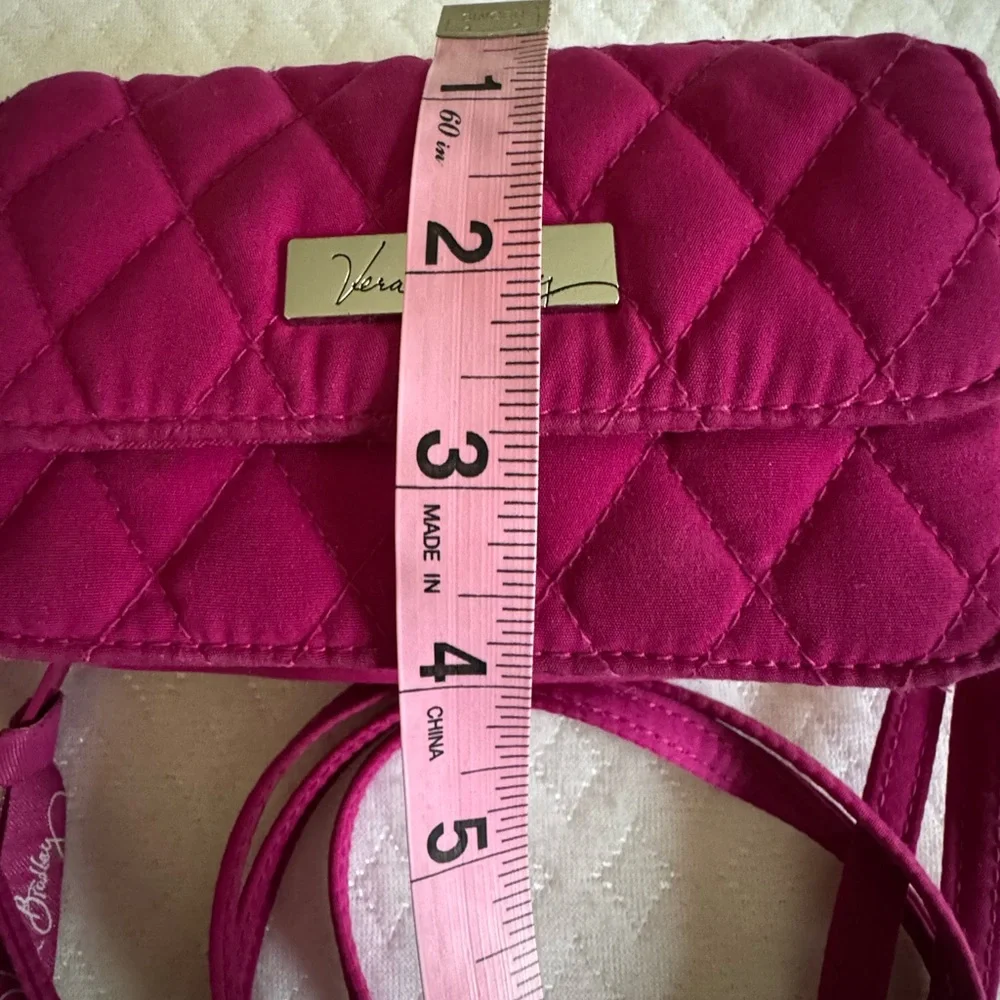 Vera Bradley Quilted Crossbody Bag - Fuchsia - Picture 8 of 8